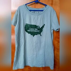 Patagonia women's t shirt vote the environment xs